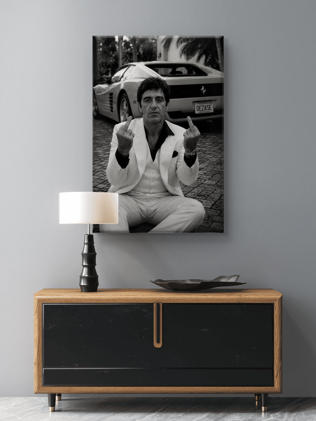 Tony Montana B&W