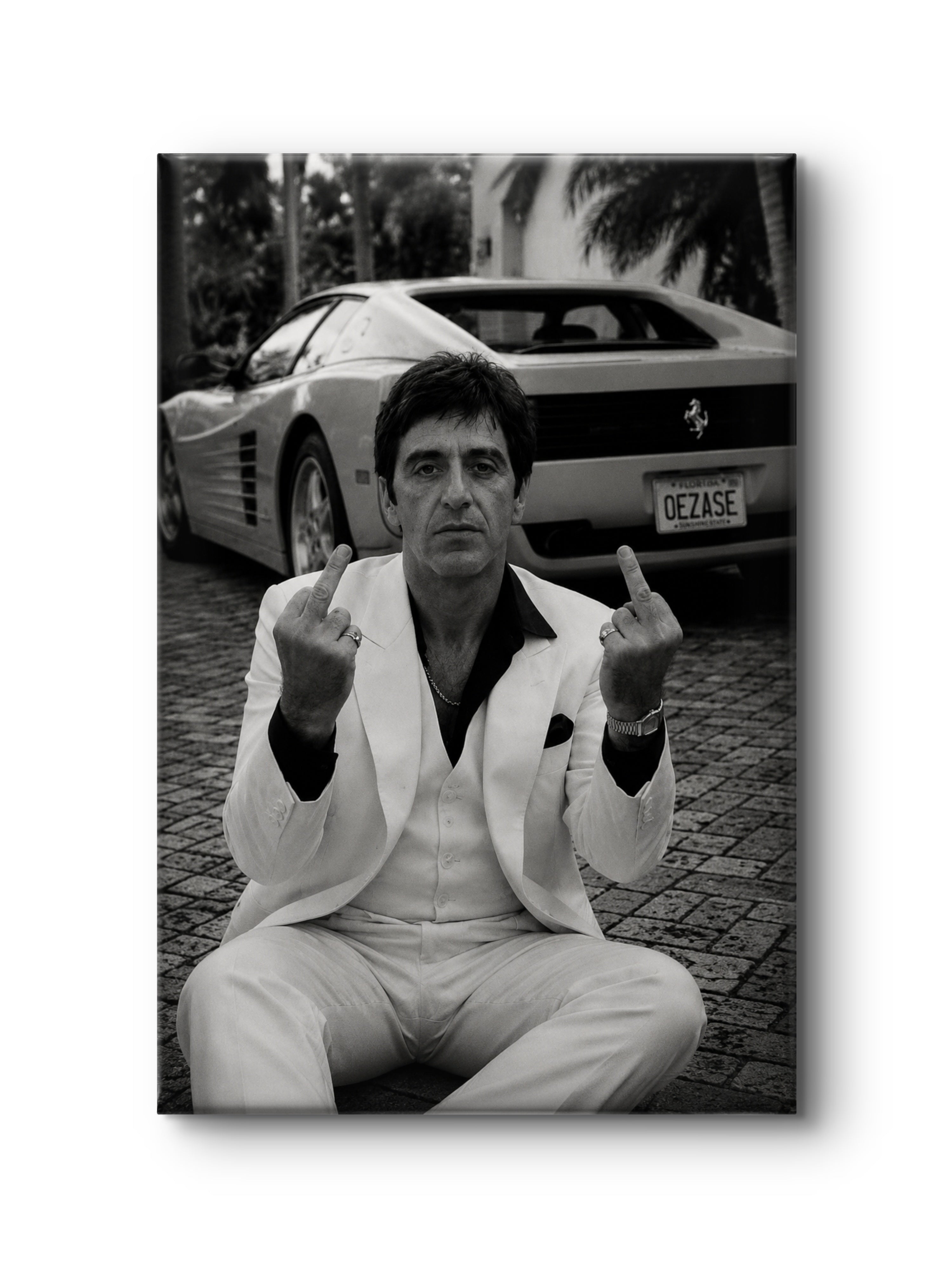 Tony Montana B&W